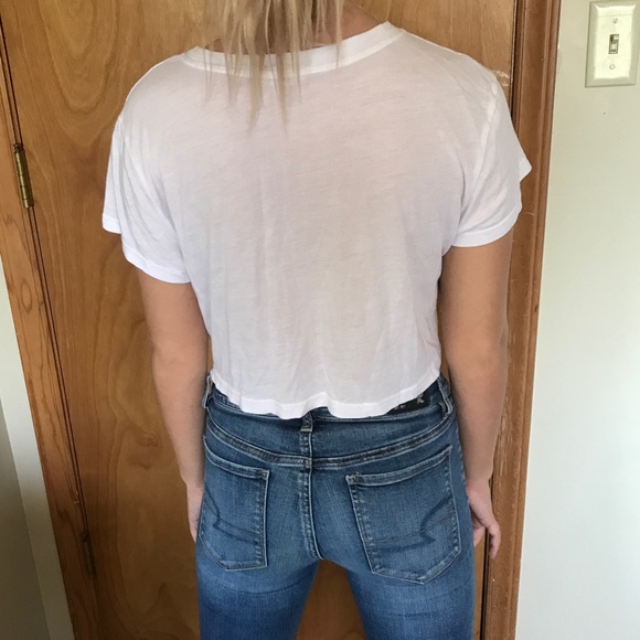 Pacsun L.A. Hearts white crop top - Picture 4 of 7